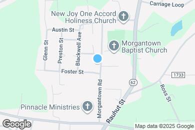 Map image of the property - Room in House on Morgantown Rd