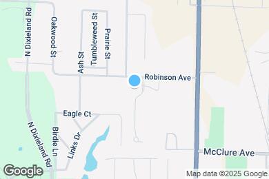 Map image of the property - Robinson Park Apartments