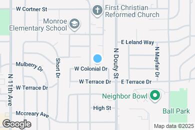 Map image of the property - 136 W Colonial Dr