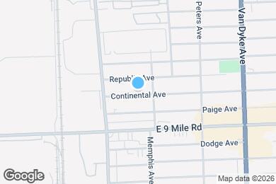 Map image of the property - 6847 Continental Ave