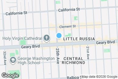 Map image of the property - 476 25th Ave