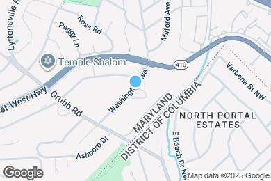 Map image of the property - 2210 Washington Ave