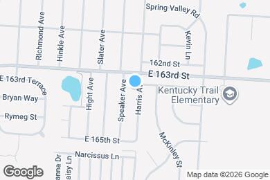 Map image of the property - 16306 Harris Ave