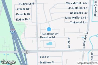 Map image of the property - 7007 Red Robin Dr