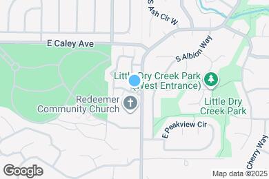 Map image of the property - 6474 S Harrison Ct