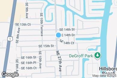 Map image of the property - 1424 SE 12th Ave