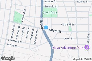 Map image of the property - 520 Medford St