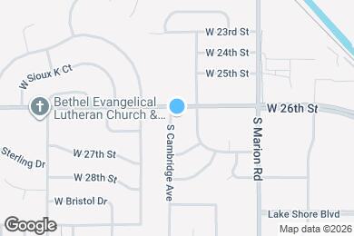 Map image of the property - 1804 S Cambridge Ave
