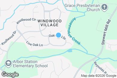 Map image of the property - 6583 Oakwood Dr