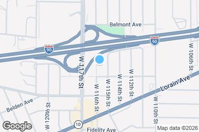 Map image of the property - 3191 W 116th St