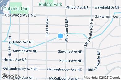 Map image of the property - 1413 Rison Ave NE