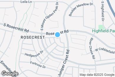 Map image of the property - 5043 W Rock Butte