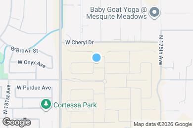 Map image of the property - 9981 N 177th Dr