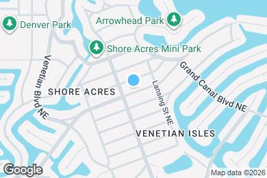 Map image of the property - 1833 Shore Acres Blvd NE