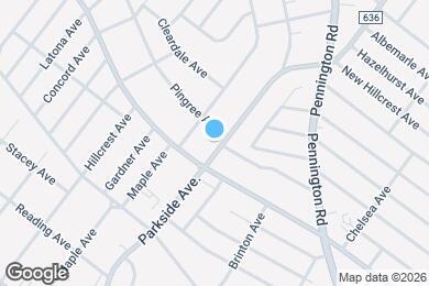 Map image of the property - 1009 Parkside Ave.