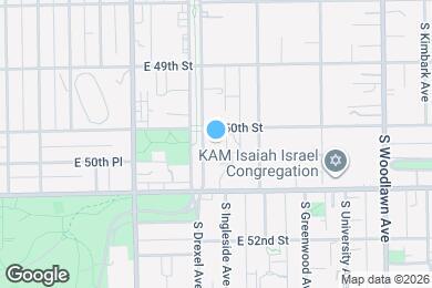 Map image of the property - 5017 S Drexel Blvd