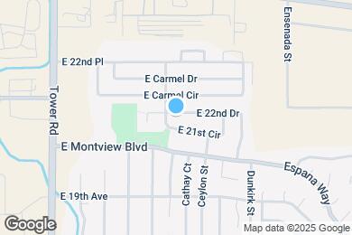 Map image of the property - 19024 E 22nd Dr