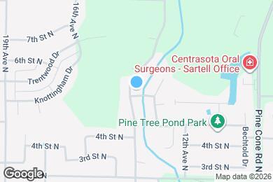 Map image of the property - 500 13th Ave N