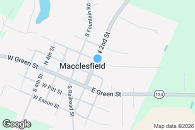 Map image of the property - 206 N 2nd St