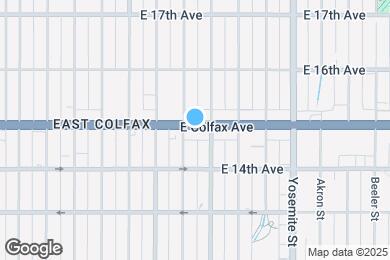 Map image of the property - 8500 E Colfax Ave