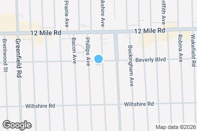 Map image of the property - 3175 Oakshire Ave