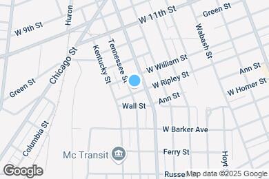Map image of the property - 1416 Tennessee St