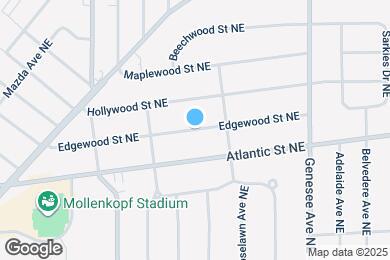 Map image of the property - 12 Edgewood St NE