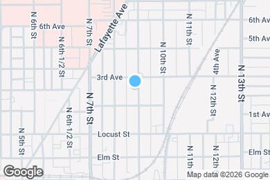 Map image of the property - 1026 N 9th St