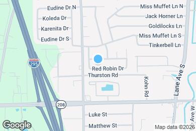 Map image of the property - 7037 Red Robin Dr