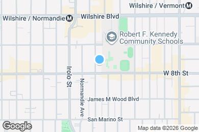 Map image of the property - 750 S Mariposa Ave