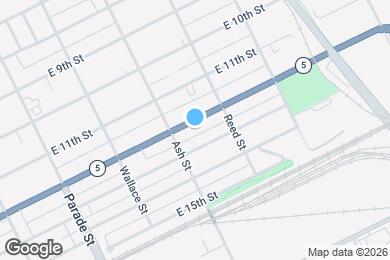 Map image of the property - 623 E 12th St