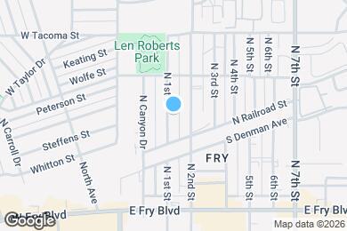 Map image of the property - 211 N 1st St