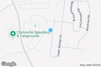 Map image of the property - 1457 Cedar Springs Cir