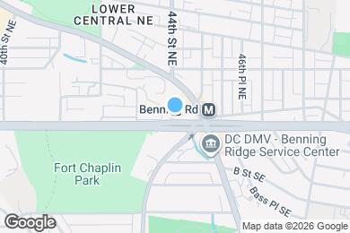 Map image of the property - 4276 E Capitol St NE