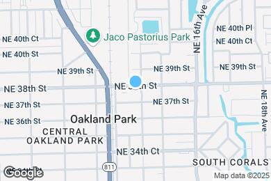 Map image of the property - 1280 NE 38th St