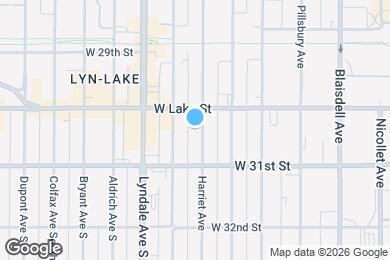 Map image of the property - 3016 Harriet Ave