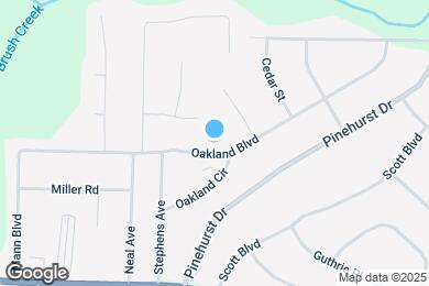 Map image of the property - 151 Oakland Blvd