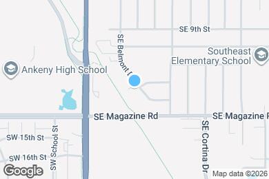 Map image of the property - 1114 SE Belmont Dr