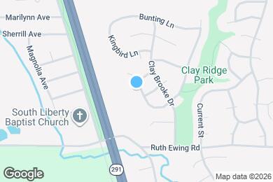 Map image of the property - 1853 Chickadee Dr
