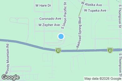 Map image of the property - 2430 W Pikes Peak Dr