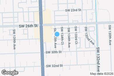 Map image of the property - 13485 SW 28th St