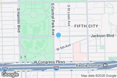 Map image of the property - 3541 W Jackson Blvd