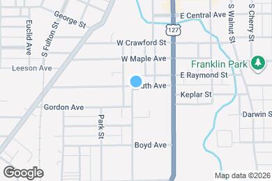 Map image of the property - 230 South Ave