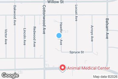 Map image of the property - 9898 Hawthorne Ave