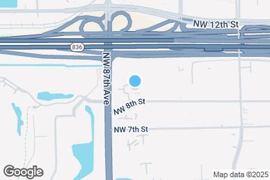 Map image of the property - 8625 NW 8th St