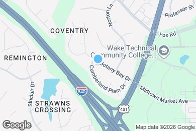 Map image of the property - 5408 Botany Bay Dr