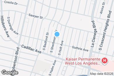 Map image of the property - 1960 Sherbourne, Los Angeles, CA 90034