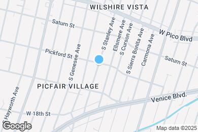 Map image of the property - 1602 S Stanley Ave