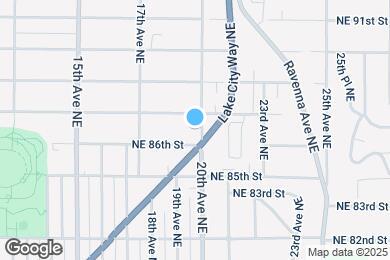 Map image of the property - 1740 NE 86th St