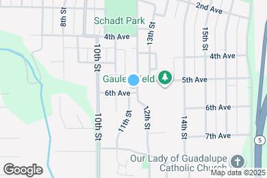 Map image of the property - 508 12th St